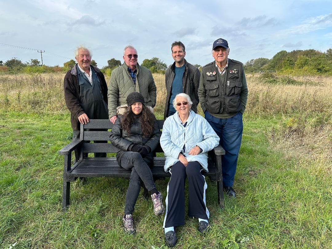 Soham Town Councillors at Drayton Meadow, Soham