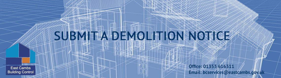 Submit a demolition notice